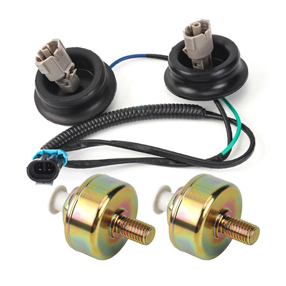 2PCS Knock Sensor For GM LS1 LQ4 LQ9 6.0 5.3 5.7 Knock harness SU1282 8104566030