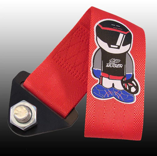 Car tow cover, trunk boot, bumper, tow hook, red, suitable for Honda Mugan