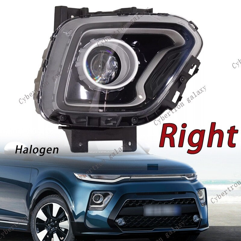 Halogen CAPA EX headlight assembly for 2020-2022 for Kia Soul vehicles.
