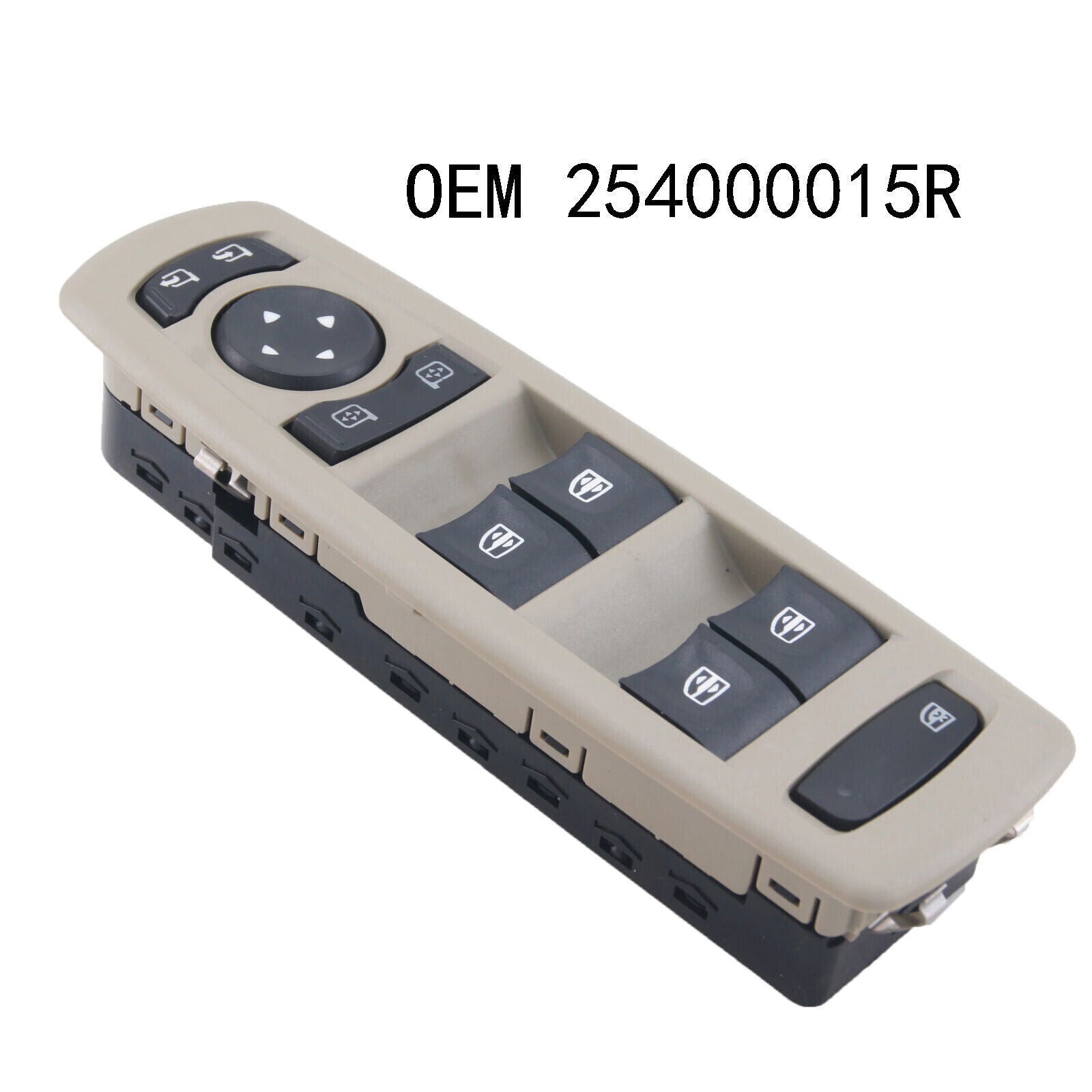 for Renault Megane Laguna Fluence Power Window Control Switch 254000015R Beige