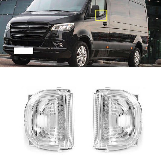 Rearview mirror repeater light and turn signal light for Mercedes Sprinter 2019 and 2020