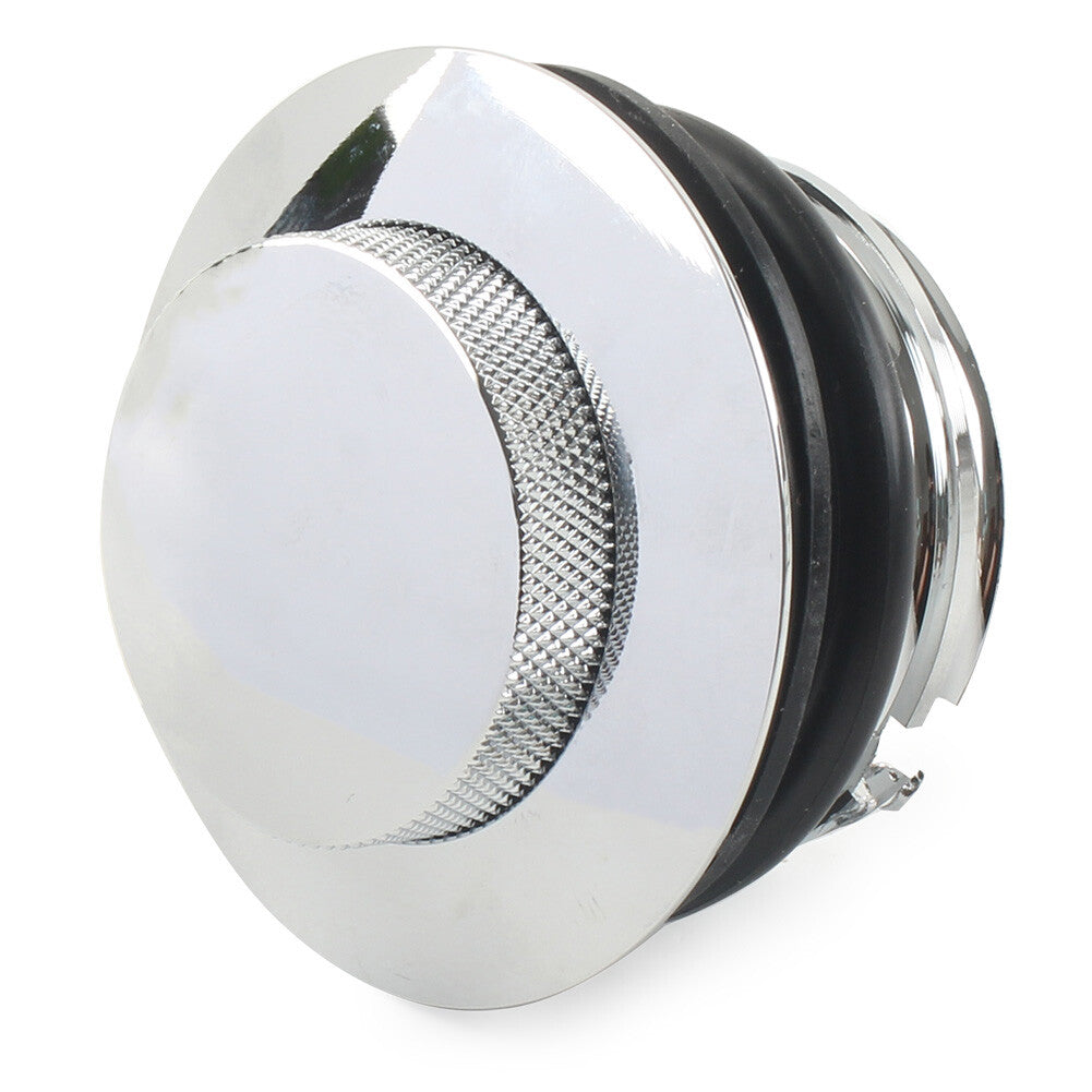 Motorcycle Left Hand Thread Fuel Tank Gas Cap Cover for Harley 1982-2017 Chrome