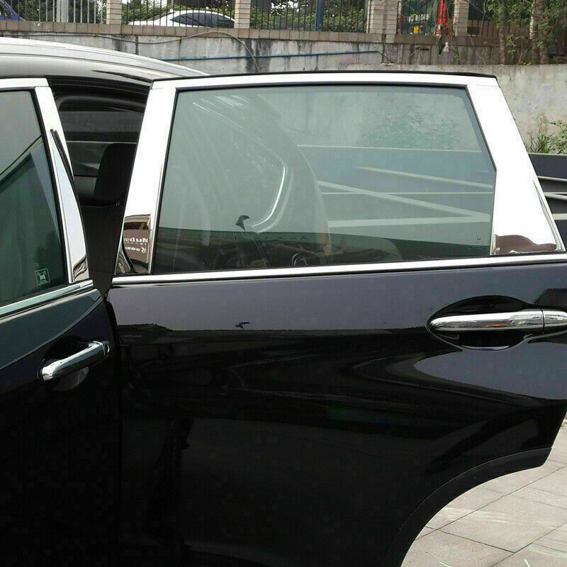 6Pcs For 2012-2016 for Honda CRV CR-V Chrome Pillar Posts Trim Door Trim Cover Steel