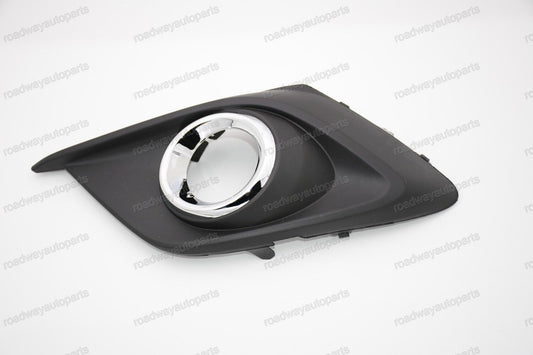Left front fog lamp light bezel cover with chrome trim for MAZDA 3 AXELA 2014
