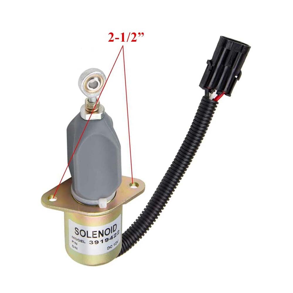 One new replacement fuel shut-off solenoid valve (3919422) for C B 5.9L and 8.3L fuel tanks.