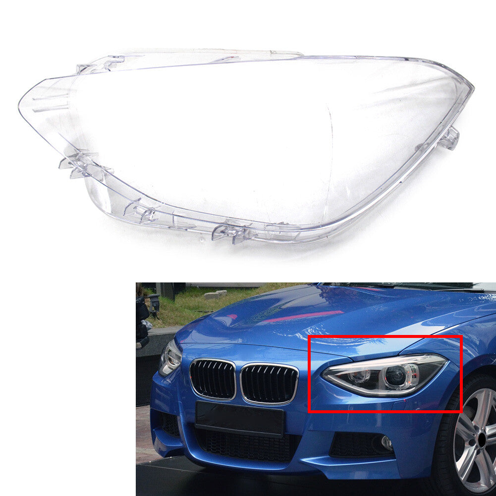 Headlight Lens Lampshade Cover for BMW 1 Series F20 116i 118i 120i 2012-2014