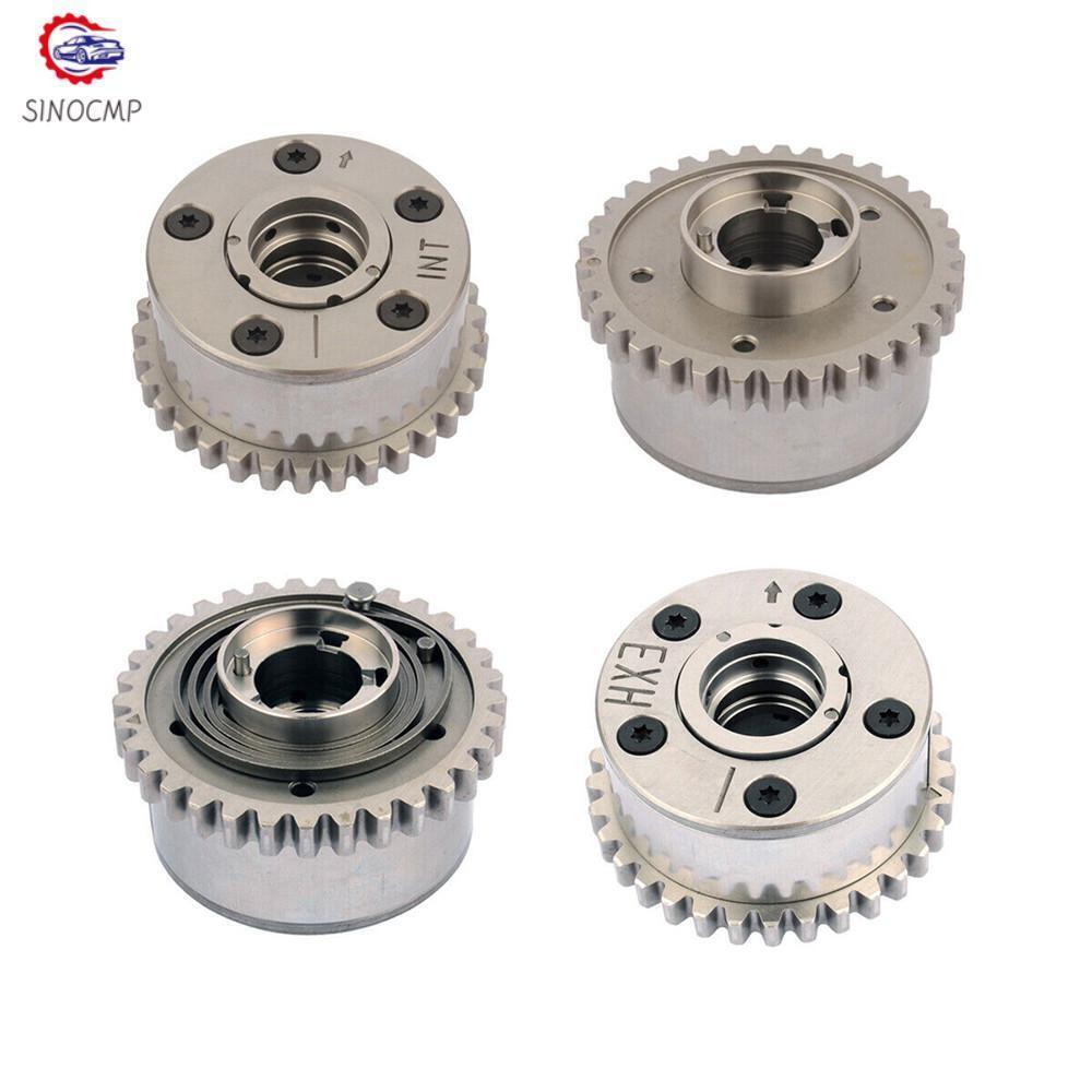 4pcs VVT Camshaft Adjusters Gear 5184370AH 5184369AH Compatible with Pentastar