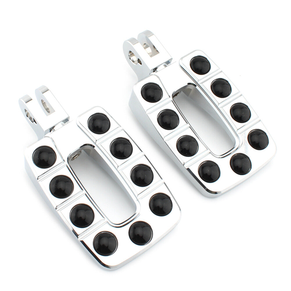 Rear Foot Peg Footrest Pedal Non-slip Pair For T100 Thunderbird Legend Chrome