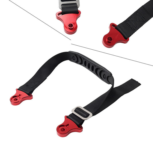 Universal Adjustable Fork Rear for Seat Rescue Strap Sling Pull Belt Motorcycle