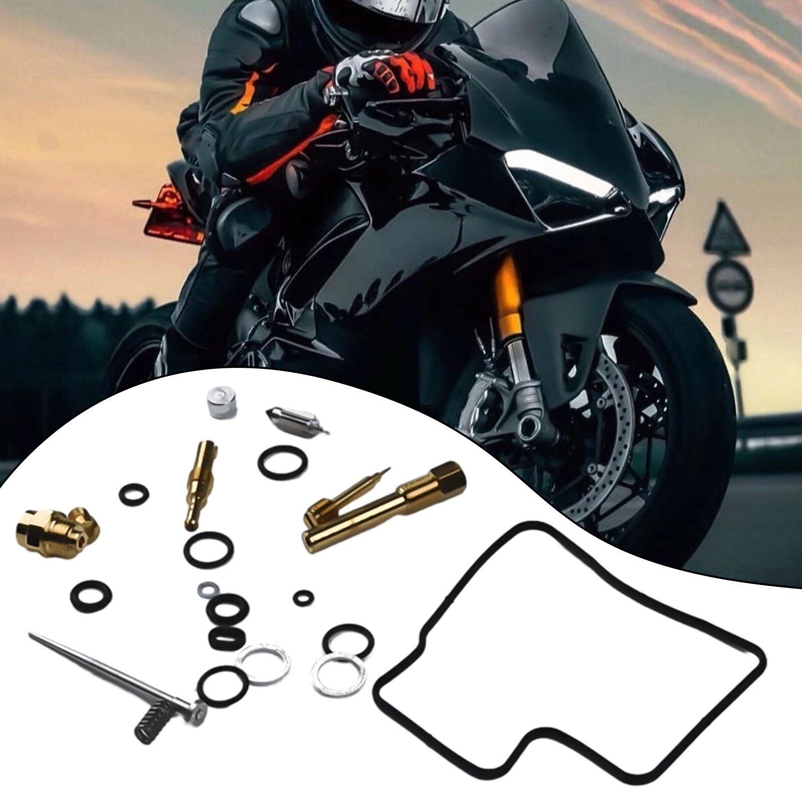 Carburetor Carb Kit Rebuild Repair 2 Set Fit for VT700C VT750C VT1100C