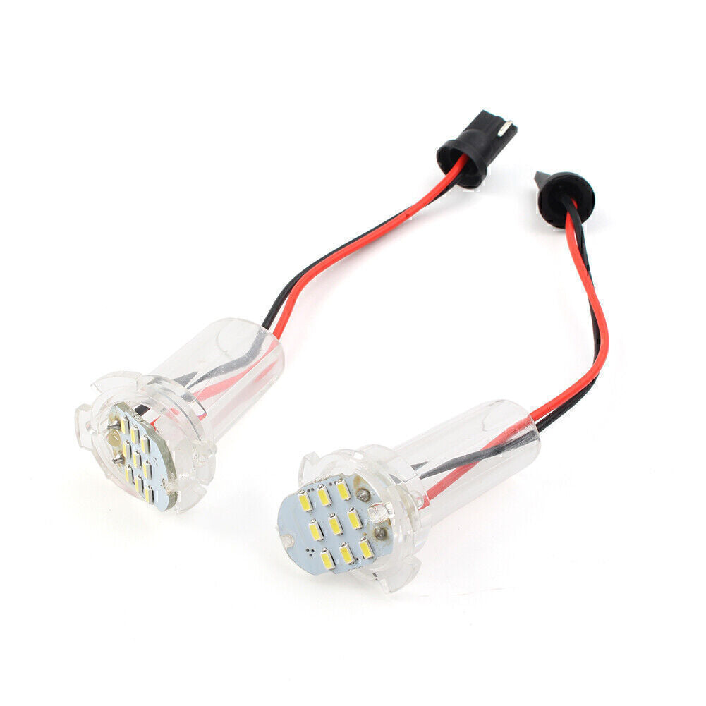 2X White LED License Number Plate Light for TOYOTA for Corolla Alphard Atis IST
